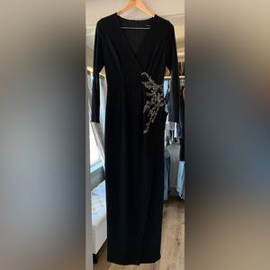 David Minster black cocktail dress size 6